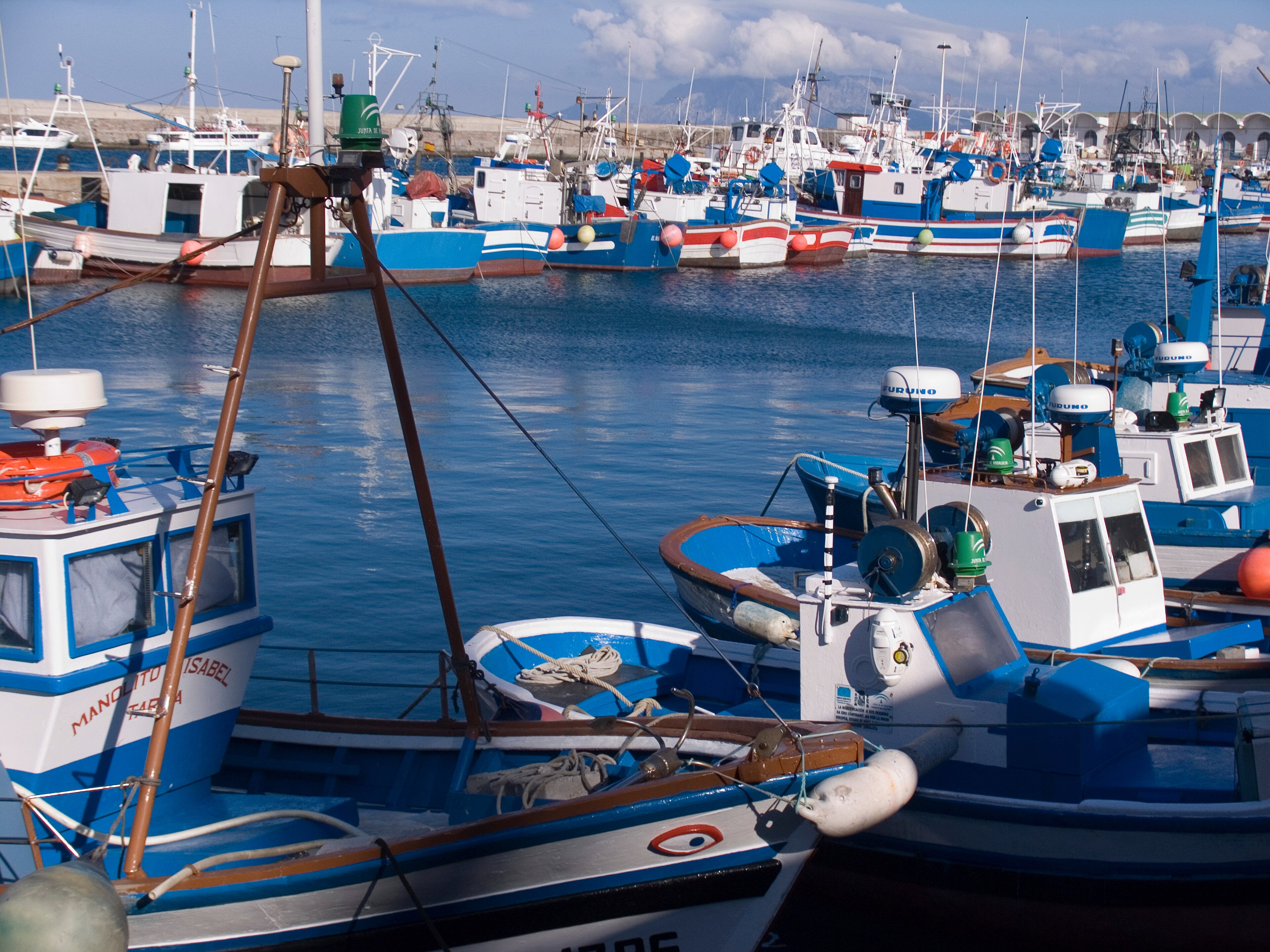 The beach and old town of Tarifa